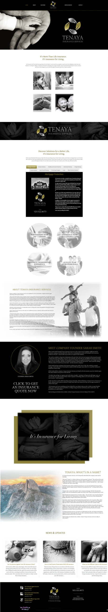 Insurance Company Website Development Services